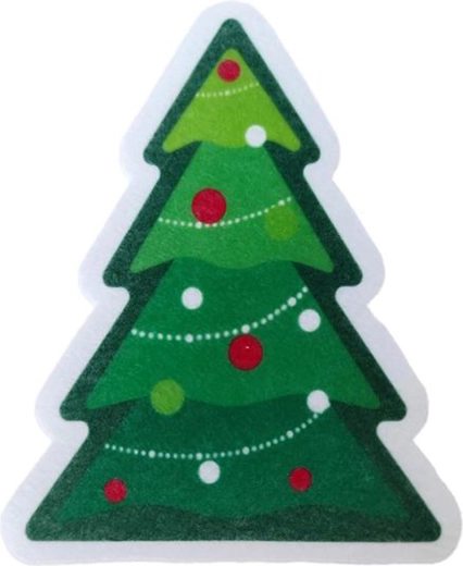 Éponge vaisselle de Noël en forme de sapin TORO