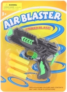 Pistolet en plastique à projectiles en mousse pour enfants