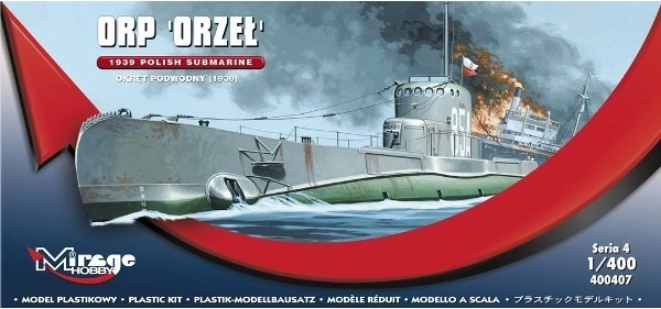 Modèle de sous-marin polonais ORP Orzeł à assembler