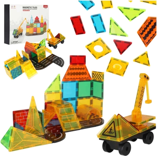 jeux de construction magnétiques 3D pour enfants, 50 pièces