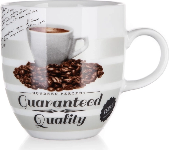 Mug en céramique CAFE I 280 ml blanc