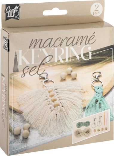Kit créatif macramé – 2 porte-clés