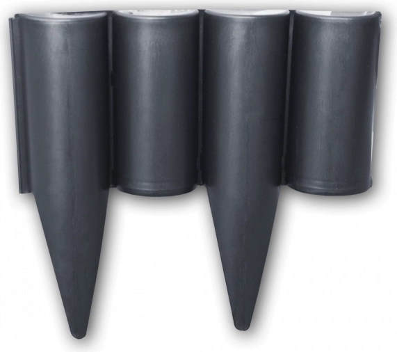 Palisade en plastique PALGARDEN grise 12,5 cm x 2,5 m