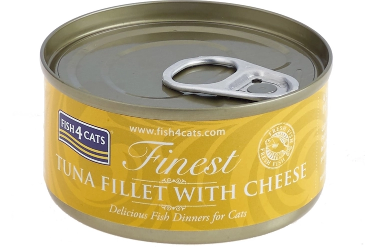 Conserve pour chats au thon et fromage 70 g FISH4CATS
