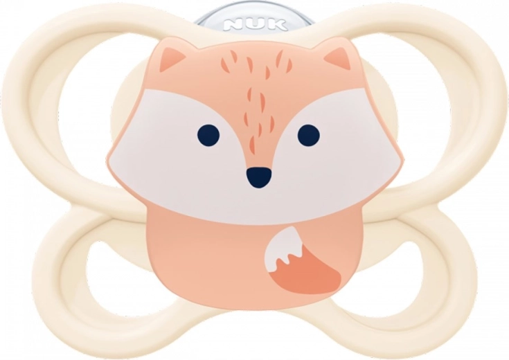 Sucette pour bébé NUK Perfect Match Air Fox 0–6 mois, en silicone