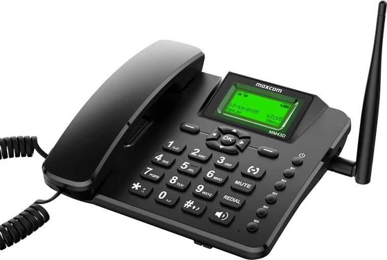Téléphone de bureau à carte SIM 4G VoLTE MM 43D