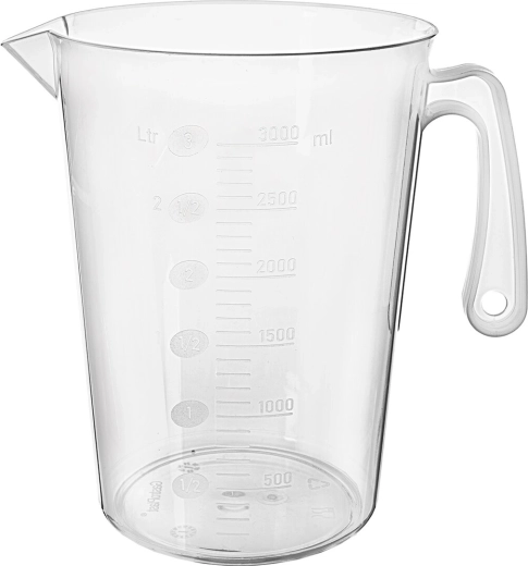 Verre doseur de cuisine en polypropylène 3 l