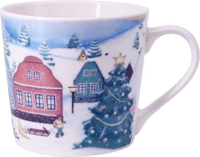 Mug en céramique Petit village 400 ml