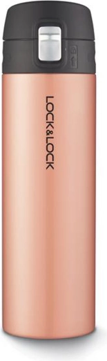 Thermos en acier inoxydable One Touch 500 ml rose doré