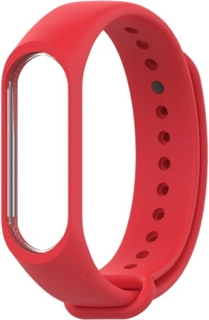 Bracelet en silicone pour Xiaomi Mi Band 3 / Xiaomi Mi Band 4 - rouge