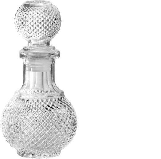 Carafe en verre 260 ml avec bouchon