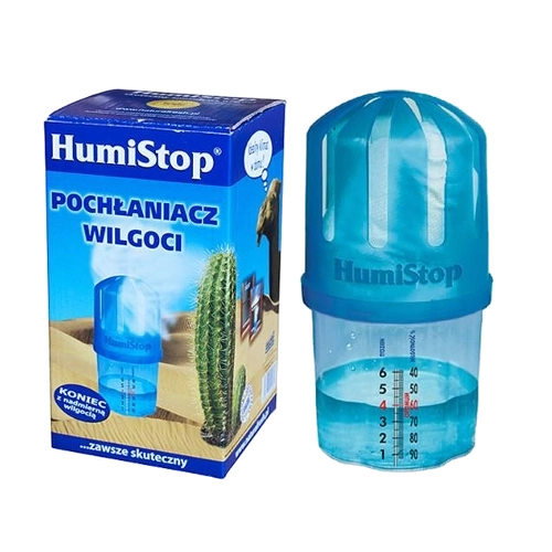 Absorbeur d’humidité HumiStop pour pièces jusqu’à 18 m²