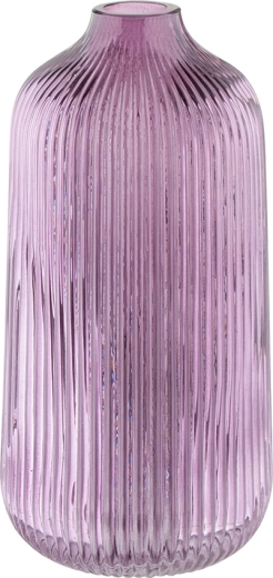 Vase en verre Color Box violette 21 cm