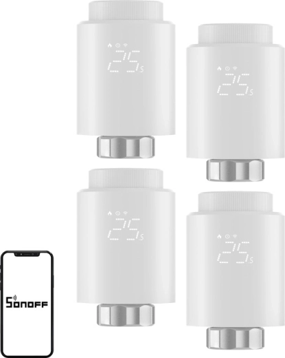Tête thermostatique Sonoff ZigBee TRVZB (4 pcs)