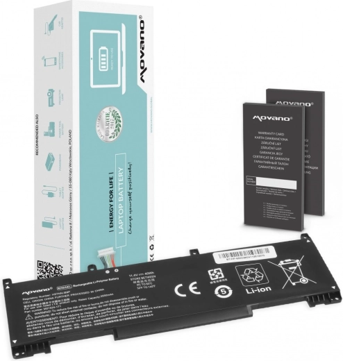 Batterie Movano RH03XL pour HP ProBook 440/445/450/630/640/650 G8–G10 (3550 mAh, 40 Wh)