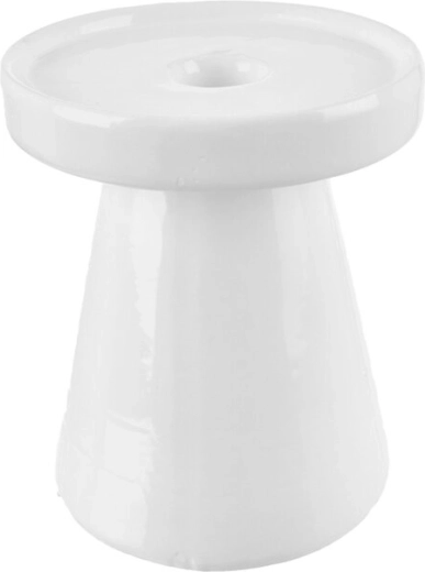 Bougeoir en porcelaine blanc
