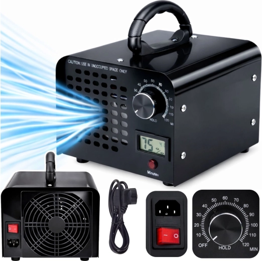 Générateur d’ozone LEAN 60 000 mg/h avec LCD et minuterie