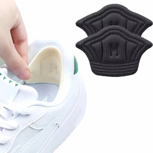 Coussinets talonniers adhésifs en mousse noirs 5 mm