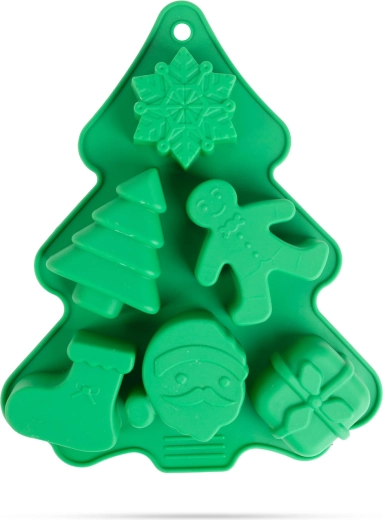 Moule de cuisson de Noël en silicone 22 × 18,5 × 2,5 cm