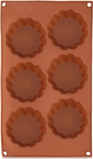 Moule en silicone pour la pâtisserie, fleurs, marron 30 × 17,5 × 3 cm