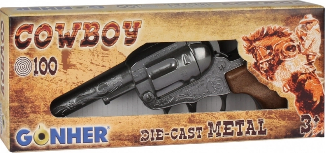 Revolver de cow-boy en métal Gonher