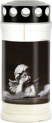 Bougie de cimetière Provence Ange – durée jusqu’à 4 jours