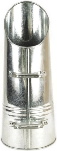 Seau à charbon galvanisé 15 l grand