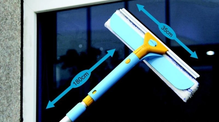 Raclette pour vitres avec manche télescopique TORO