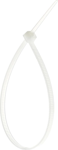 Colliers de serrage Retlux 200 × 3,5 mm blancs - 101 pièces
