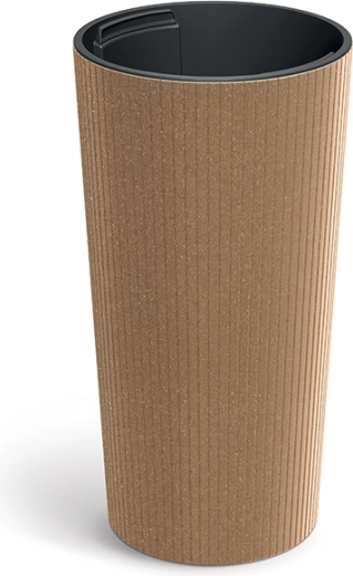 Cache-pot Lamia Slim Eco Wood 20 cm naturo