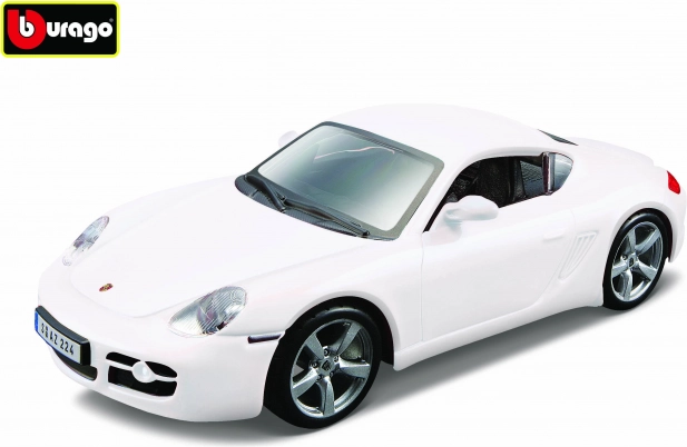 Bburago Porsche Cayman S blanc 1:32
