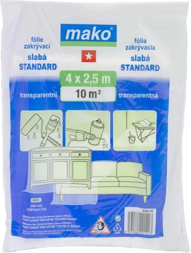 Film de protection 4 × 2,5 m, 7 µm