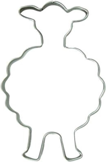Emporte-pièce à biscuits mouton 5 cm inox