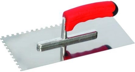 Taloche en acier inoxydable dentée 4×4 mm 280 × 130 mm