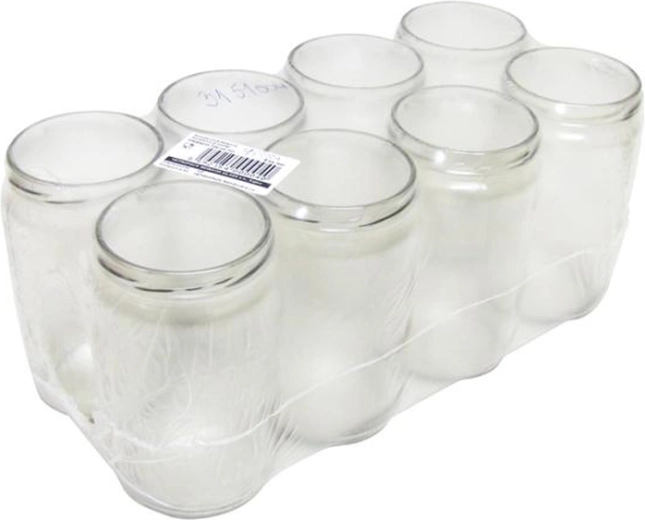 Bocaux de conserve 720 ml avec couvercle Twist, lot de 8 pièces