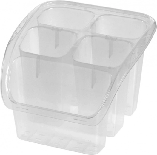 Égouttoir à couverts transparent