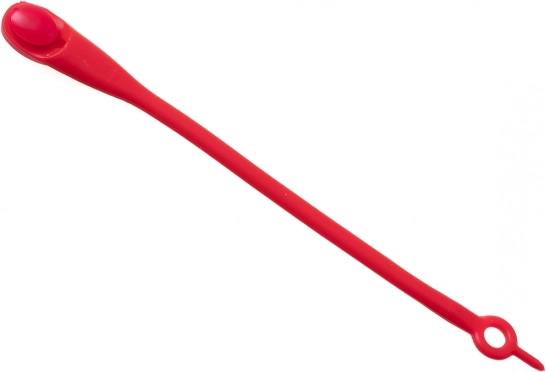 Lacets en silicone sans nœuds, 14 pcs – rouges