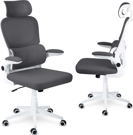 Chaise de bureau ergonomique Sofotel Formax en micro-maille, graphite