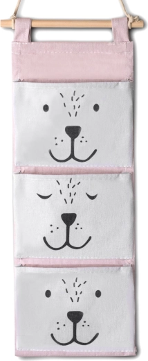 Organisateur suspendu pour jouets Nukido – rose