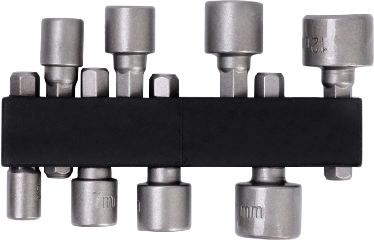 Jeu d’adaptateurs 1/4" 5–12 mm (8 pièces)