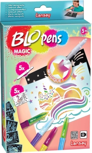 Feutres magiques à souffler BLOPENS – 5 pièces