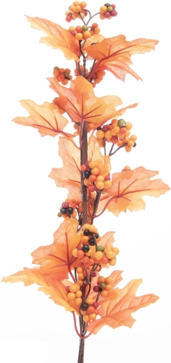 Branche artificielle d’automne orange 60 cm