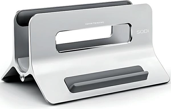 Support vertical gravitationnel pour ordinateur portable SODI SMS300, argent