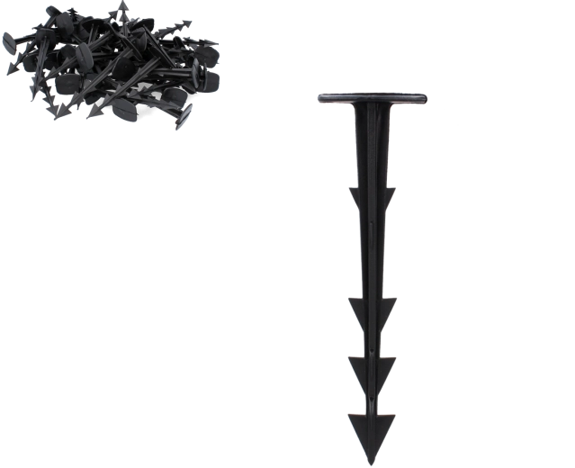 Lot de 50 piquets pour la fixation d’agrotextile 12,5 cm