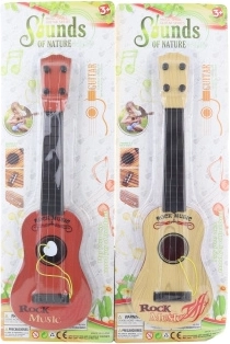 Guitare sur carte