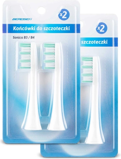 Têtes de rechange pour brosse à dents sonique Berdsen, 4 pcs