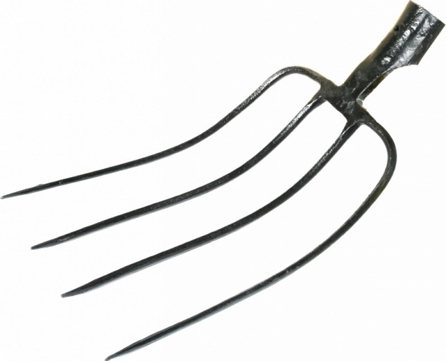 Fourche forgée à 4 dents sans manche