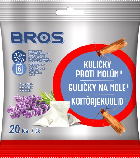 Bros boules antimites lavande 20 pcs