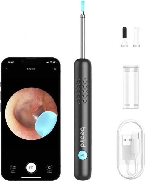 Otoscopie avec caméra Bebird R1 noir