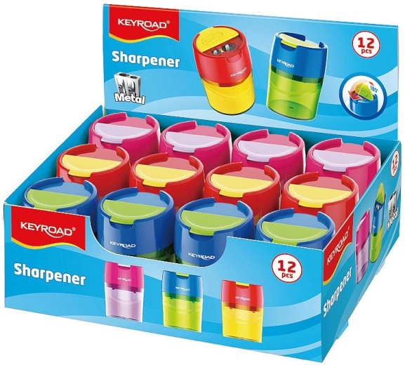 Taille-crayon avec réservoir Keyroad Robby Duo